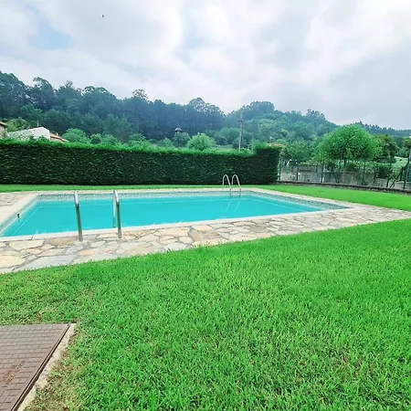 Apartmán Ground Floor With Garden And Pool Villabanez (Cantabria)